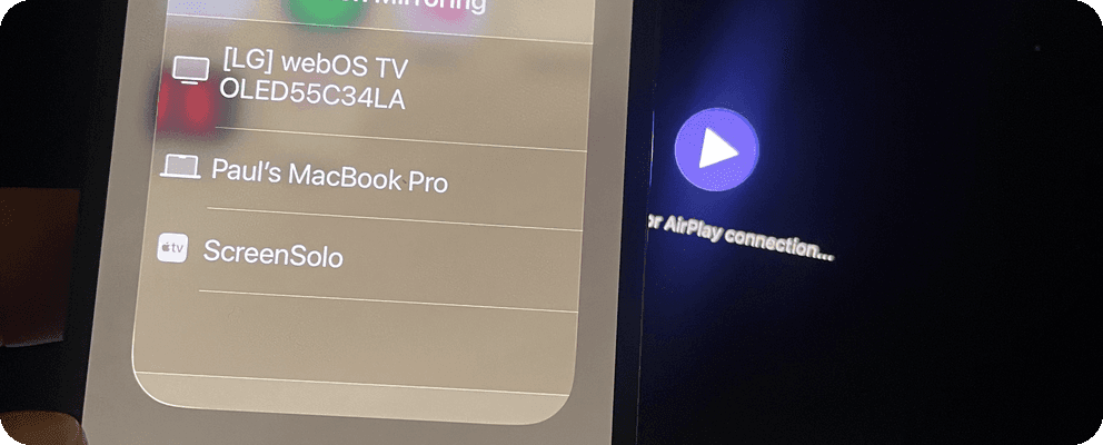 Wireless AirPlay Mirroring — Your computer becomes an AirPlay display. Instantly.